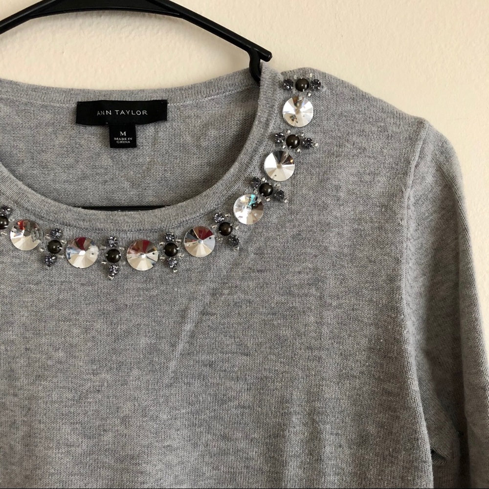 Grey Ann Taylor Sweater